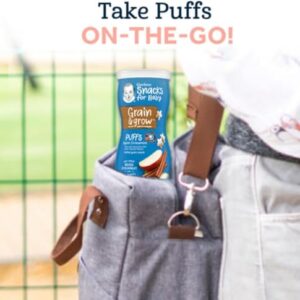 (6 Canisters) Gerber Puffs Peach, 1.48 oz. Puffs pink